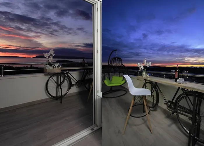 New Penthouse 150 M2 With Private Jacuzzi, Beautiful Sea, City And Island View * Makarska